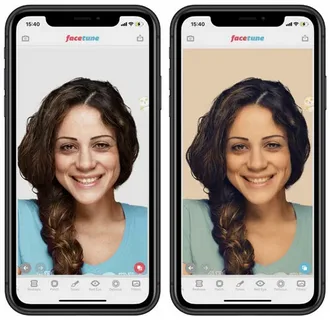 FaceApp VS FaceTune